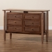Baxton Studio Alyssa Japandi Walnut Brown Wood 6-Drawer Dresser - BSOSW8000-86D6D-Walnut-Dresser