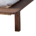 Baxton Studio Alyssa Japandi Walnut Brown Wood Queen Size 4-Piece Bedroom Set - BSOSW8598-Walnut-4PC Queen Bedroom set