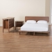 Baxton Studio Alyssa Japandi Walnut Brown Wood King Size 3-Piece Bedroom Set - BSOSW8598-Walnut-3PC King Bedroom set
