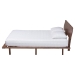 Baxton Studio Alyssa Japandi Walnut Brown Wood Queen Size Platform Bed - BSOSW8598-Walnut-Queen