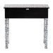 bali & pari Diata Coastal Black and White Mother of Pearl Capiz Shell 2-Drawer Console Table - BSOF242-FT12-Console Table