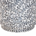 bali & pari Marilla Coastal Black and White Mother of Pearl Capiz Shell Ottoman Footstool - BSOF242-FT14-Stool