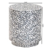 bali & pari Marilla Coastal Black and White Mother of Pearl Capiz Shell Ottoman Footstool - BSOF242-FT14-Stool