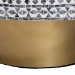 bali & pari Idra Coastal Black and White Mother of Pearl Capiz Shell Coffee Table - BSOF242-FT15-Coffee Table
