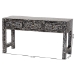 bali & pari Elara Coastal Black and White Mother of Pearl Capiz Shell 3-Drawer Console Table - BSOF242-FT16-Console Table