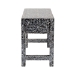 bali & pari Elara Coastal Black and White Mother of Pearl Capiz Shell 3-Drawer Console Table - BSOF242-FT16-Console Table