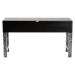 bali & pari Elara Coastal Black and White Mother of Pearl Capiz Shell 3-Drawer Console Table - BSOF242-FT16-Console Table