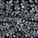 bali & pari Elara Coastal Black and White Mother of Pearl Capiz Shell 3-Drawer Console Table - BSOF242-FT16-Console Table