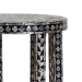 bali & pari Elara Coastal Black and White Mother of Pearl Capiz Shell End Table - BSOF242-FT17-Side Table
