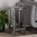 bali & pari Elara Coastal Black and White Mother of Pearl Capiz Shell End Table - BSOF242-FT17-Side Table