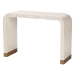 bali & pari Carlyn Coastal Beige and White Mother of Pearl Capiz Shell 3-Piece Accent Table Set - BSOF242-FT19-3PC-Table Set