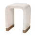bali & pari Carlyn Coastal Beige and White Mother of Pearl Capiz Shell 3-Piece Accent Table Set - BSOF242-FT19-3PC-Table Set