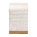 bali & pari Carlyn Coastal Beige and White Mother of Pearl Capiz Shell 3-Piece Accent Table Set - BSOF242-FT19-3PC-Table Set