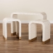 bali & pari Carlyn Coastal Beige and White Mother of Pearl Capiz Shell 3-Piece Accent Table Set - BSOF242-FT19-3PC-Table Set