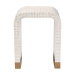 bali & pari Carlyn Coastal Beige and White Mother of Pearl Capiz Shell End Table - BSOF242-FT19-Side Table