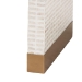 bali & pari Carlyn Coastal Beige and White Mother of Pearl Capiz Shell End Table - BSOF242-FT19-Side Table