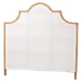bali & pari Melanie Bohemian Light Honey Rattan King Size Standalone Headboard - BSOMelanie-Wood/Light Honey-King-HB