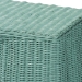 bali & pari Palm Bohemian Seafoam Green Scallop Rattan Console Table - BSOPalm-Green Rattan-Console Table