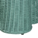 bali & pari Palm Bohemian Seafoam Green Scallop Rattan Console Table - BSOPalm-Green Rattan-Console Table