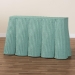 bali & pari Palm Bohemian Seafoam Green Scallop Rattan Console Table - BSOPalm-Green Rattan-Console Table