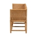 bali & pari Seranay Bohemian Scallop Light Honey Rattan Accent Bench - BSOPalm Short-Natural Rattan-Bench