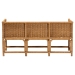 bali & pari Seranay Bohemian Scallop Light Honey Rattan Accent Bench - BSOPalm Short-Natural Rattan-Bench