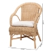 bali & pari Reinu Natural Rattan Dining Chair - BSODC829-Reinu-Light Honey Rattan-CC