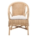 bali & pari Reinu Natural Rattan Dining Chair - BSODC829-Reinu-Light Honey Rattan-CC