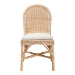 bali & pari Bilu Bohemian Natural Rattan Dining Chair - BSODC829B-Bilu-Light Honey Rattan-DC