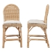 bali & pari Bilu Bohemian Natural Rattan 2-Piece Counter Stool Set - BSODC829-CB-Bilu-Light Honey Rattan-Counter Stool