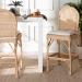 bali & pari Bilu Bohemian Natural Rattan 2-Piece Bar Stool Set - BSODC829-BS-Bilu-Light Honey Rattan-Bar Stool