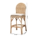 bali & pari Bilu Bohemian Natural Rattan 2-Piece Bar Stool Set - BSODC829-BS-Bilu-Light Honey Rattan-Bar Stool
