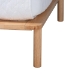 Baxton Studio Calhoun Japandi Queen Size Bed Frame - BSOBBT61200-Natural-Queen