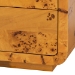 bali & pari Netra Modern and Contemporary Natural Real Burl Wood 3-Drawer Nightstand - BSOKL-1569-Natural Burl Op1-Ebony-3DW-NS-BOXED