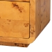 bali & pari Netra Modern and Contemporary Natural Real Burl Wood 6-Drawer Dresser - BSOKL-1571-Natural Burl Op1-Ebony-6DW-Dresser-BOXED