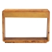 bali & pari Netra Modern and Contemporary Natural Real Burl Wood Console Table - BSOKL-1572-Natural Burl Op1-Ebony-3DW-Console Table-BOXED