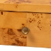 bali & pari Netra Modern and Contemporary Natural Real Burl Wood Console Table - BSOKL-1572-Natural Burl Op1-Ebony-3DW-Console Table-BOXED