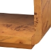 bali & pari Netra Modern and Contemporary Natural Real Burl Wood Console Table - BSOKL-1572-Natural Burl Op1-Ebony-3DW-Console Table-BOXED