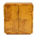 bali & pari Netra Modern and Contemporary Natural Real Burl Wood Storage Cabinet - BSOKL-1573-Natural Burl Op1-Ebony-Sideboard-BOXED