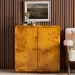 bali & pari Netra Modern and Contemporary Natural Real Burl Wood Storage Cabinet - BSOKL-1573-Natural Burl Op1-Ebony-Sideboard-BOXED