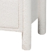 Baxton Studio Laria Modern White Teddy-Bear Fabric King Size 4-Piece Bedroom Set - BSOBBT61176 A1-White-King 4PC Bedroom Set