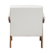 Baxton Studio Georgina Japandi Cream Boucle and Walnut Brown Wood Accent Chair - BSOBBT8074-Cream-CC