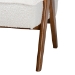 Baxton Studio Georgina Japandi Cream Boucle and Walnut Brown Wood Accent Chair - BSOBBT8074-Cream-CC
