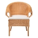 bali & pari Tamara Bohemian Braided Honey Rattan Dining Chair - BSOTamara-Light Honey Rattan-AC