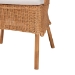 bali & pari Tamara Bohemian Braided Honey Rattan Dining Chair - BSOTamara-Light Honey Rattan-AC