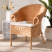 bali & pari Tamara Bohemian Braided Honey Rattan Dining Chair - BSOTamara-Light Honey Rattan-AC