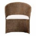bali & pari Kintamani Bohemian Greywashed Rattan Accent Chair - BSOKintamani-Grey/Rattan-CC