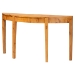 bali & pari Jihan Modern and Contemporary Natural Real Burl Wood Half-Moon Large Console Table