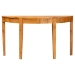 bali & pari Jihan Modern and Contemporary Natural Real Burl Wood Half-Moon Large Console Table - BSOKL-1594-Natural Burl Op1-Mina-Console Table-BOXED