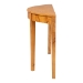 bali & pari Jihan Modern and Contemporary Natural Real Burl Wood Half-Moon Large Console Table - BSOKL-1594-Natural Burl Op1-Mina-Console Table-BOXED